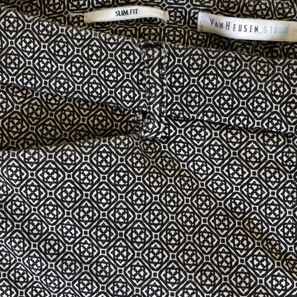 VAN HEUSEN STUDIO SLIM FIT CROP CAPRI. - Picture 3 of 6